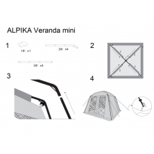 Шатер Alpika Veranda Mini